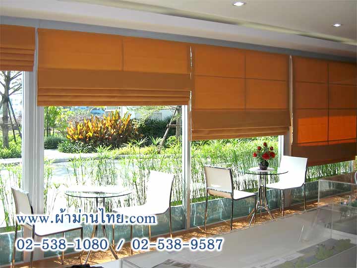 3173 ม่านพับชุดใหญ่ในห้องรับแขก